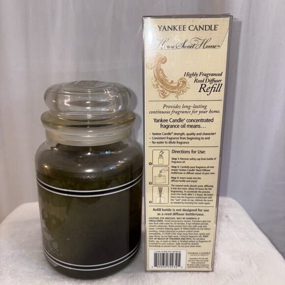 Yankee Candle BUNDLE 22oz Black Band HOLIDAY BAYBERRY & Oil Christmas RARE HTF - Picture 4 of 5